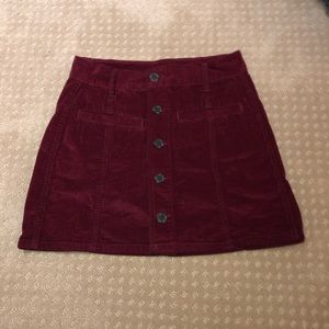 American eagle corduroy skirt